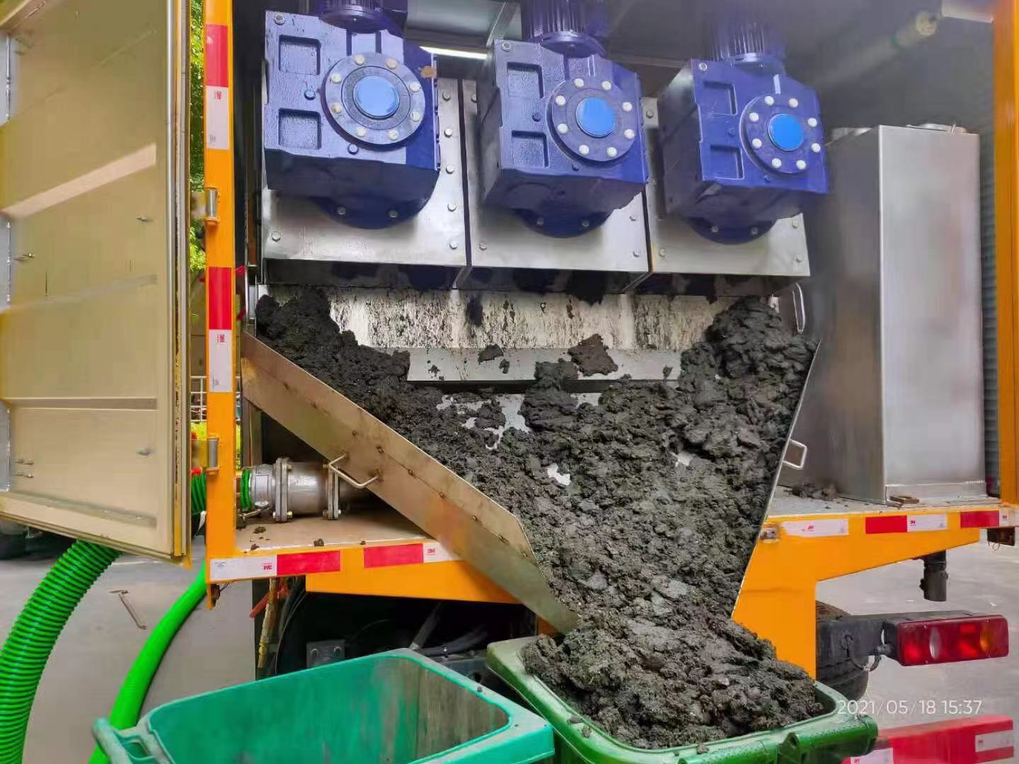 海沧化粪池清掏城市维护站-泥浆净化干湿分离处理